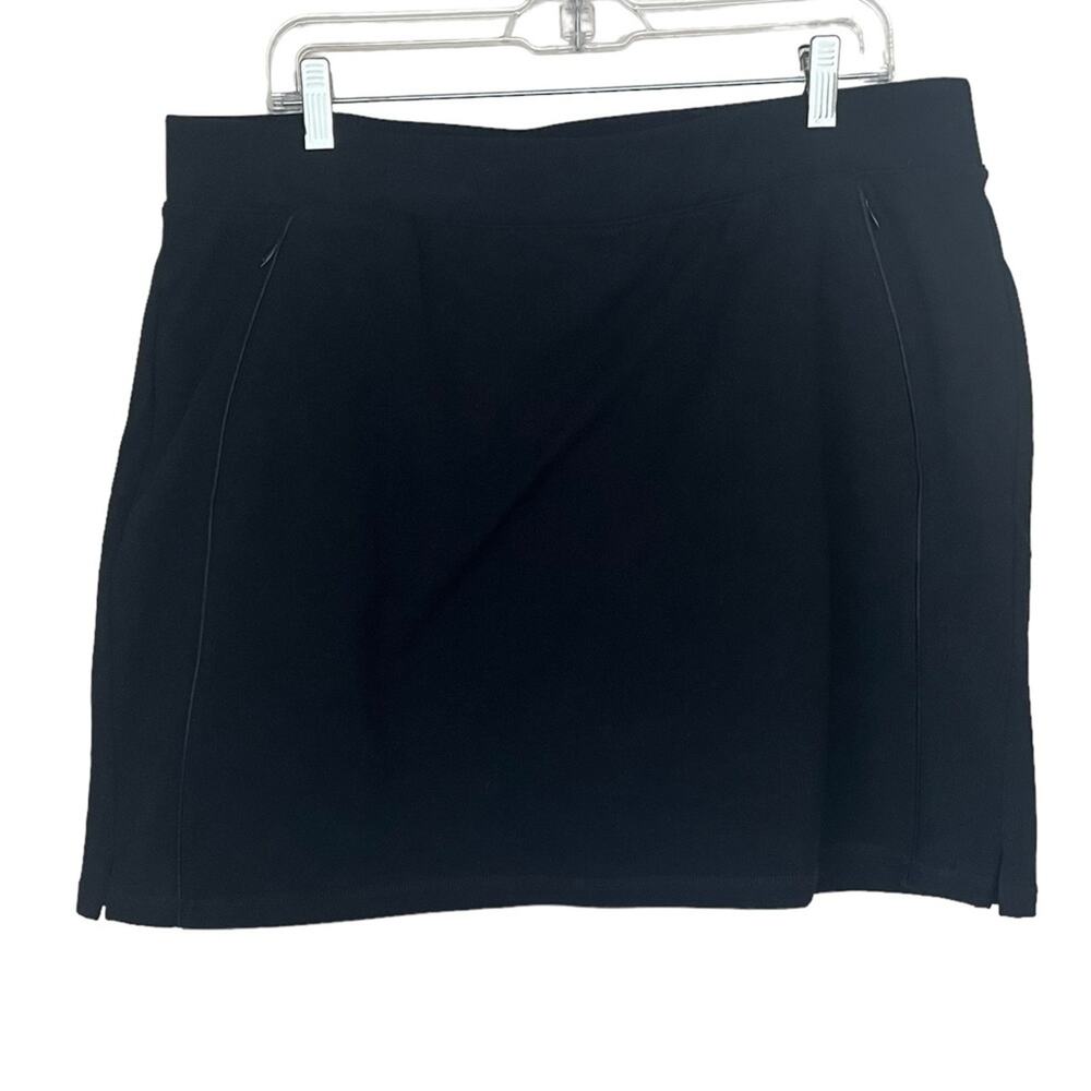 T by Talbots women’s black skirt size XL with pockets Skort